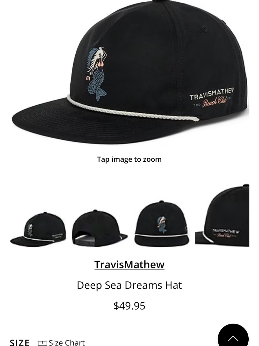 Travis Mathew Deep Sea Dreams Snapback Hat!